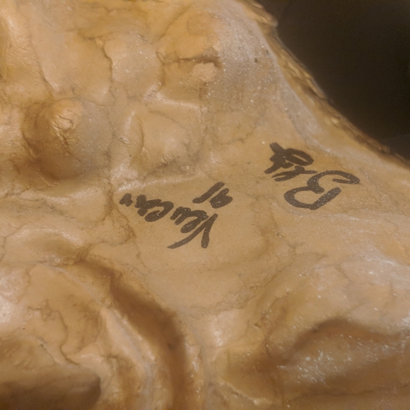 Bucus, wine god. Hand made, signed and dated by the artist. - Picture 2 of 3